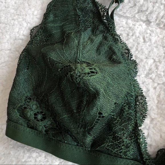 aerie hibiscus lace plunge bralette - Picture 5 of 6